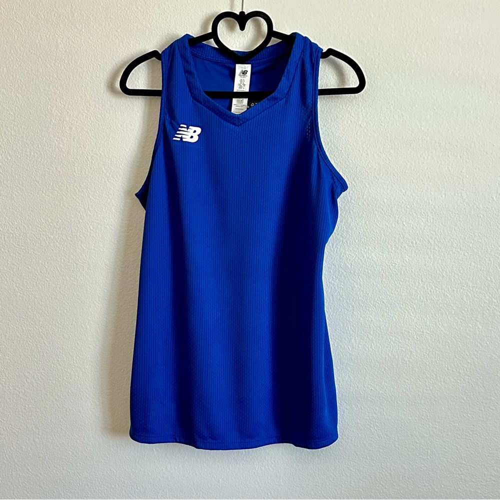 New Balance Royal Blue Women’s Sleeveless Jersey Tank Top Size M